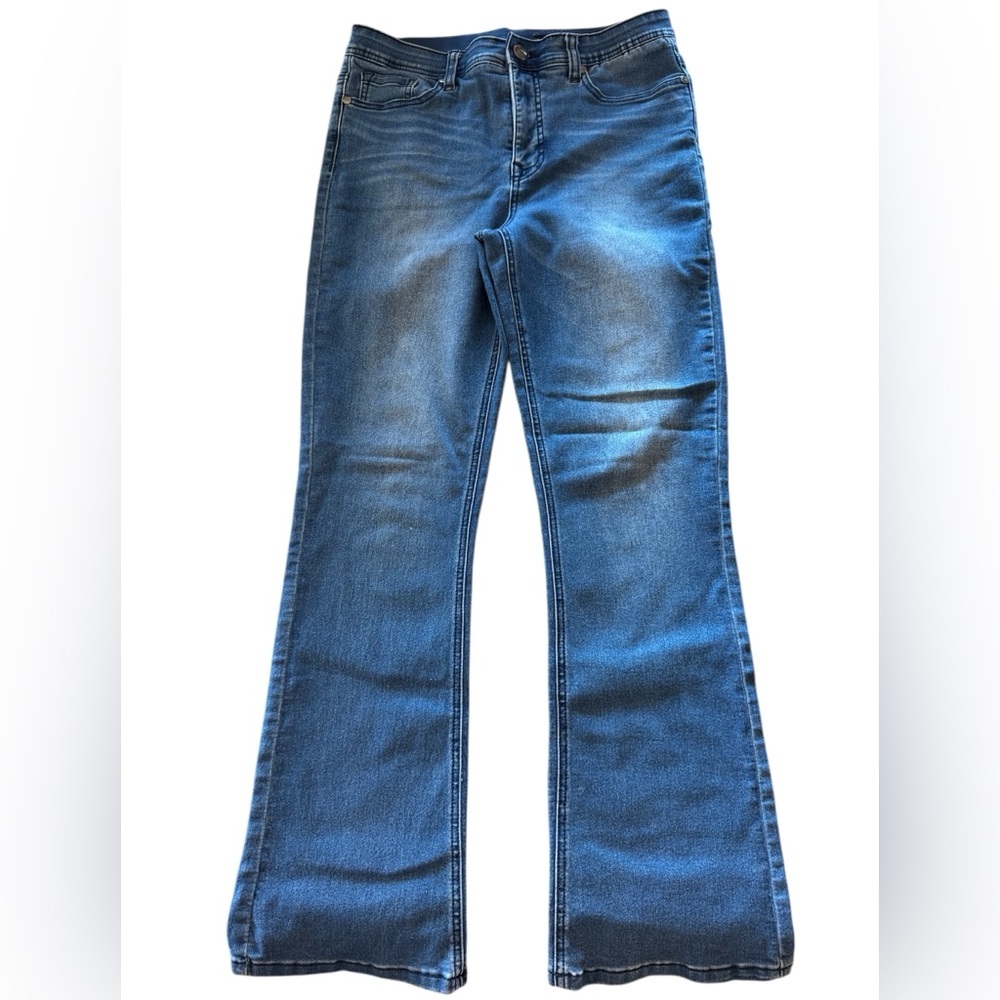 DG2 By Diane Gilman Classic Flare Blue Women's Jeans 10